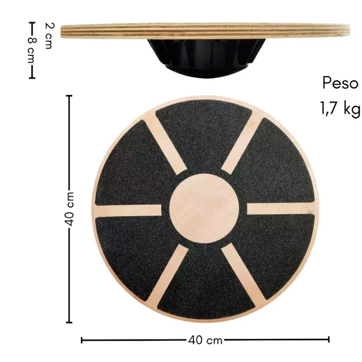 BASKO FITNESS - Balance Board Disco de Equilibrio