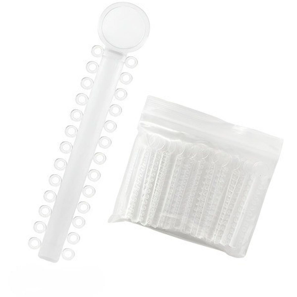 GENERICO - Pack Bandas Ligaduras Elásticos Ortodoncia Transparentes