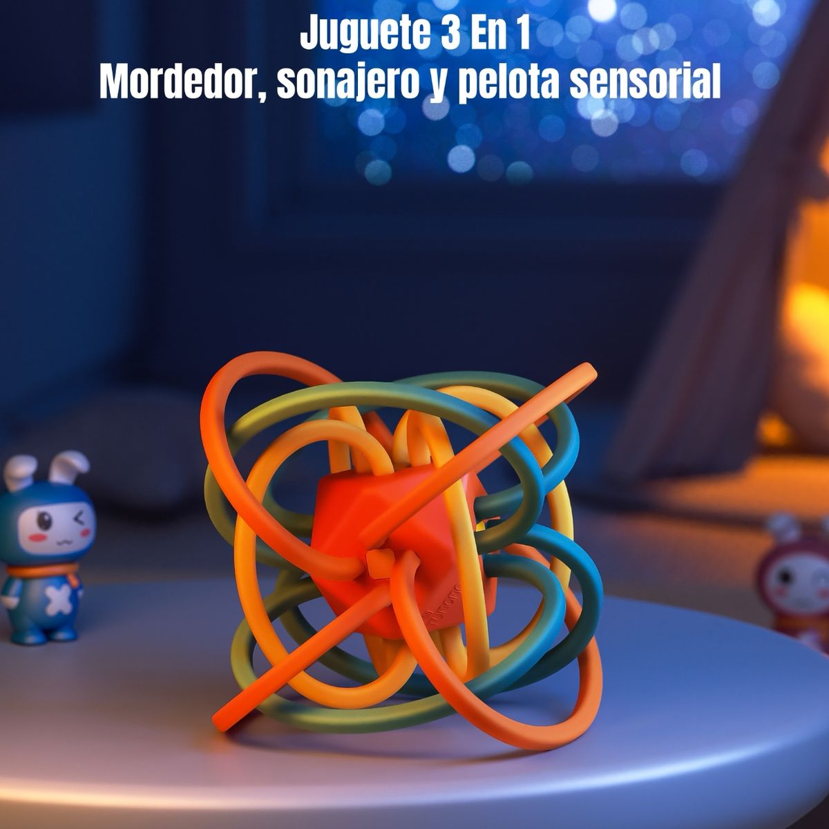 LUBABYCAS - Juguete Estimulación Mordedor Sensorial TM113 Lubabycas