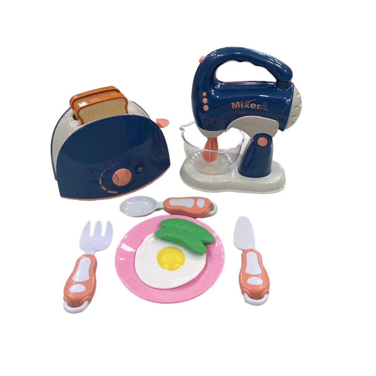 GENERICO - Set Electrodomésticos Realistas Batidora Tostadora