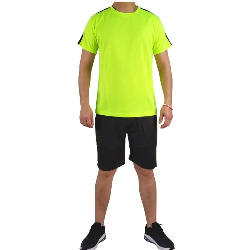 MPROPIA - Conjunto Deportivo Hombre Short Polera Equipos Colore Futbol 909