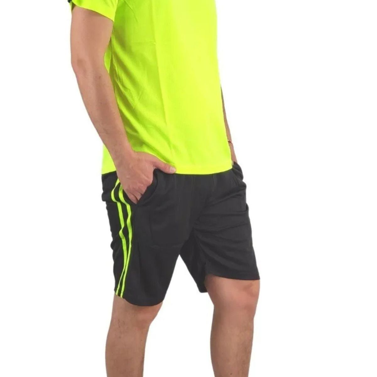 LOOK SHOP - Conjunto Deportivo Hombre Short Polera Equipos Colore Futbol 909