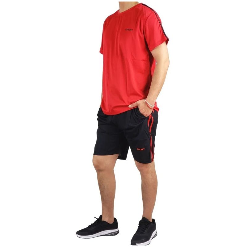 MPROPIA - Conjunto Deportivo Hombre Short Polera Equipos Colore Futbol 909