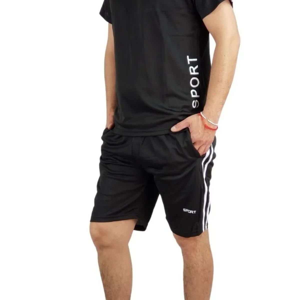 LOOK SHOP - Conjunto Deportivo Hombre Short Polera Equipos Colore Futbol 909