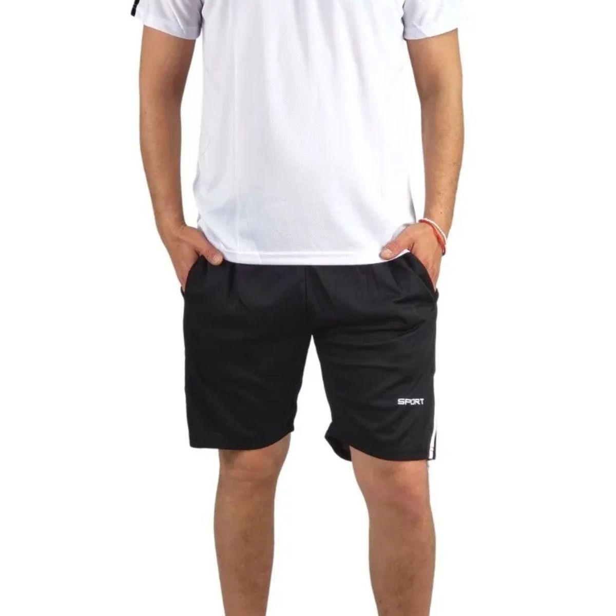 LOOK SHOP - Conjunto Deportivo Hombre Short Polera Equipos Colore Futbol 909