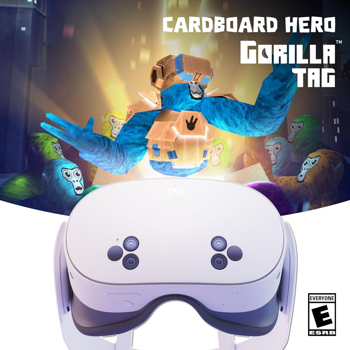 META - Oculus Meta Quest 3S Gorilla Tag Cardboard Bundle 128GB