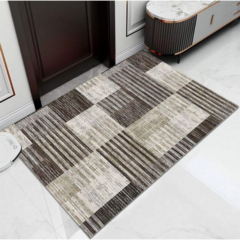 GENERICO - ALFOMBRA NEUTRA DISEÑO 3D ACALANADO MODERNA ELEGANTE  200X240 CASA MIO