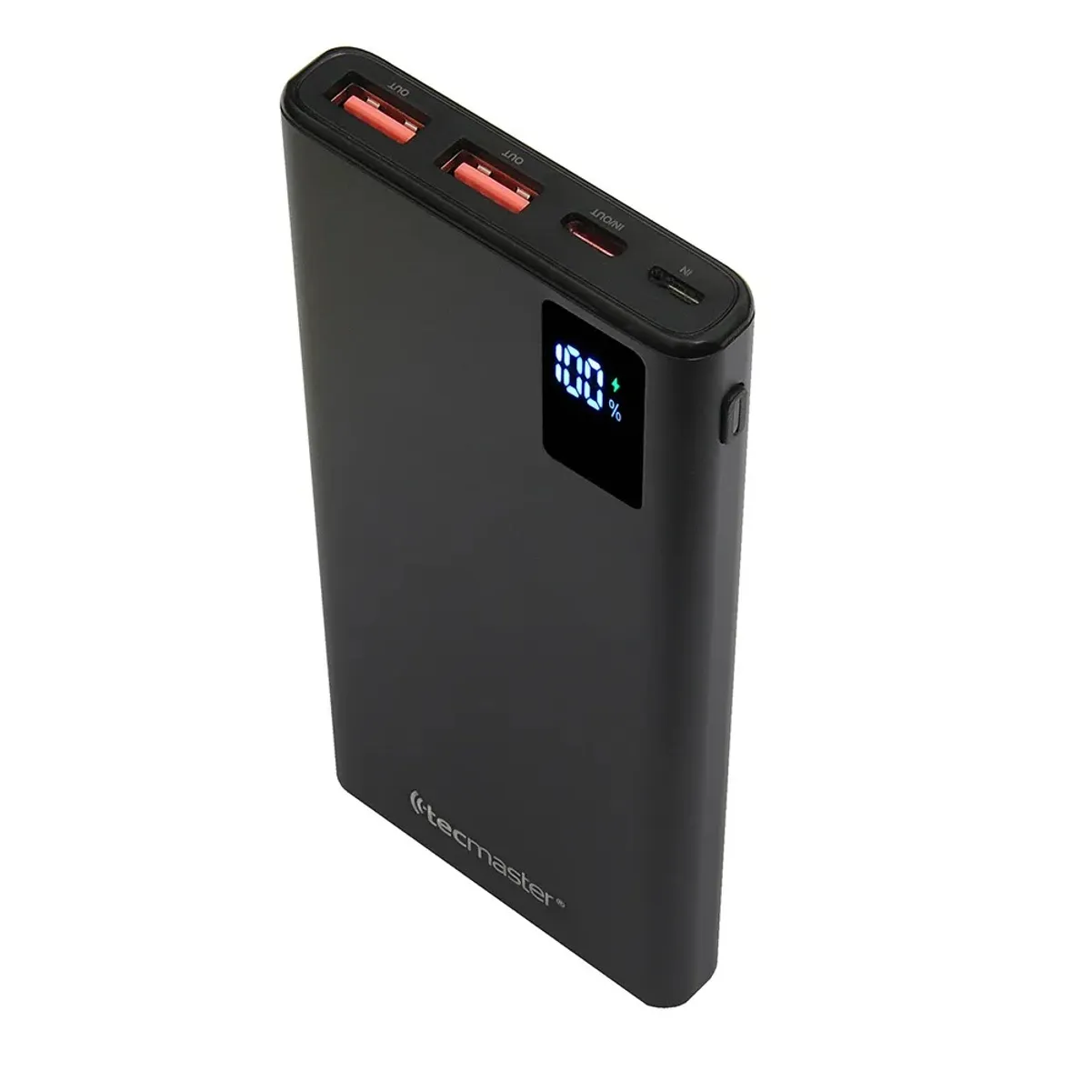 TECMASTER - Powerbank 10000mah Slim De Aluminio Tecmaster 225w Pd20w