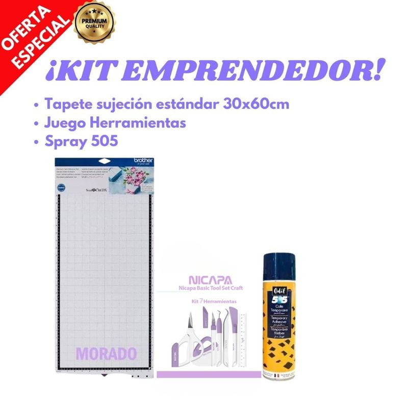 BROTHER - Kit Brother tapete + adhesivo + herramientas