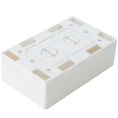 ATLANTICSWIRE - CAJA CHUKI A MURO, BLANCA. 112 X 68 X 38 MM