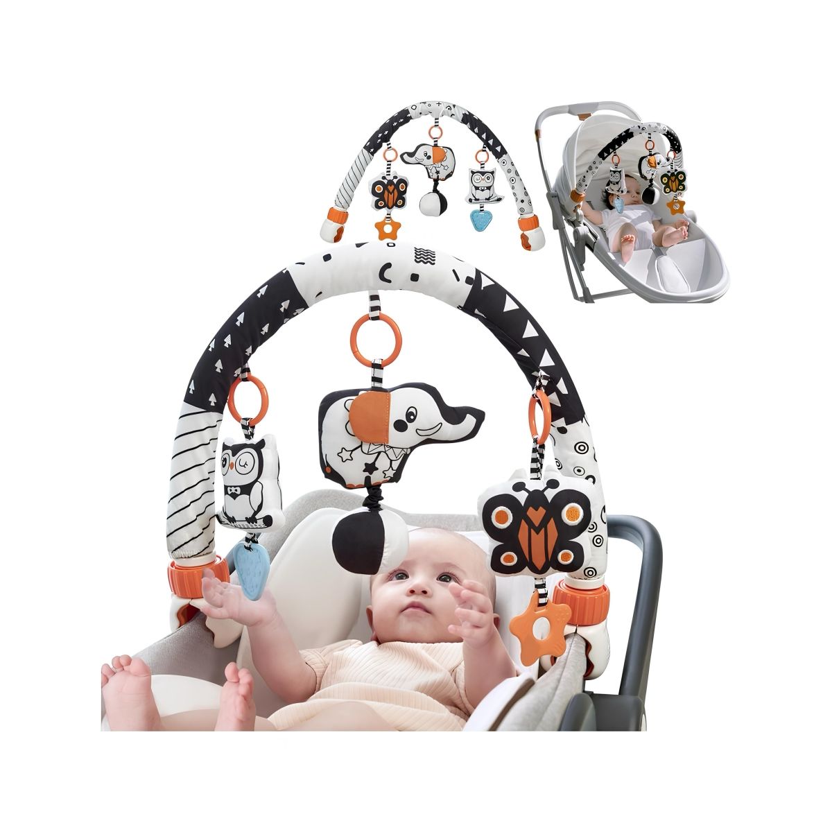 LUBABYCAS - Móvil Para Cuna Coche Multifuncional TM330 LuBabycas