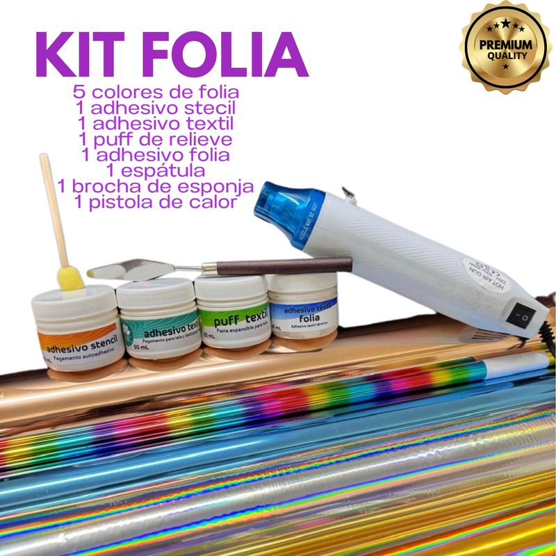 GENERICO - Kit completo de folia para intervención de ropa