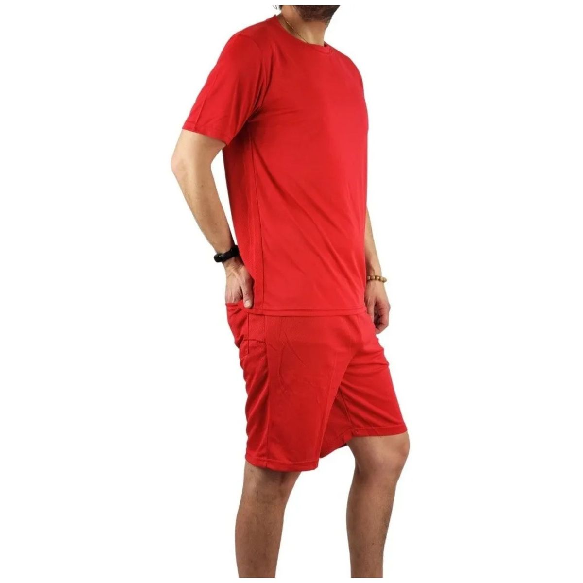 LOOK SHOP - Conjunto Deportivo Hombre Short Polera Equipos Colore Futbol 001