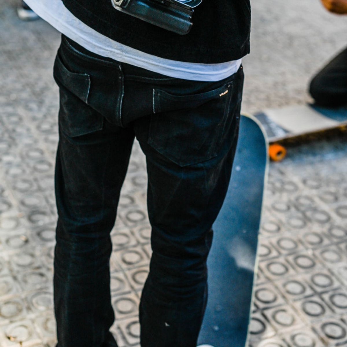 VOLCOM - Jeans Solver Modern Fit Negro Hombre Volcom