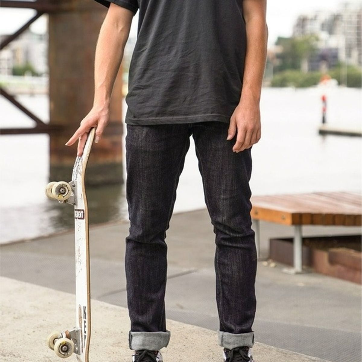 VOLCOM - Jeans Vorta Slim Fit Denim Hombre Volcom - Azul