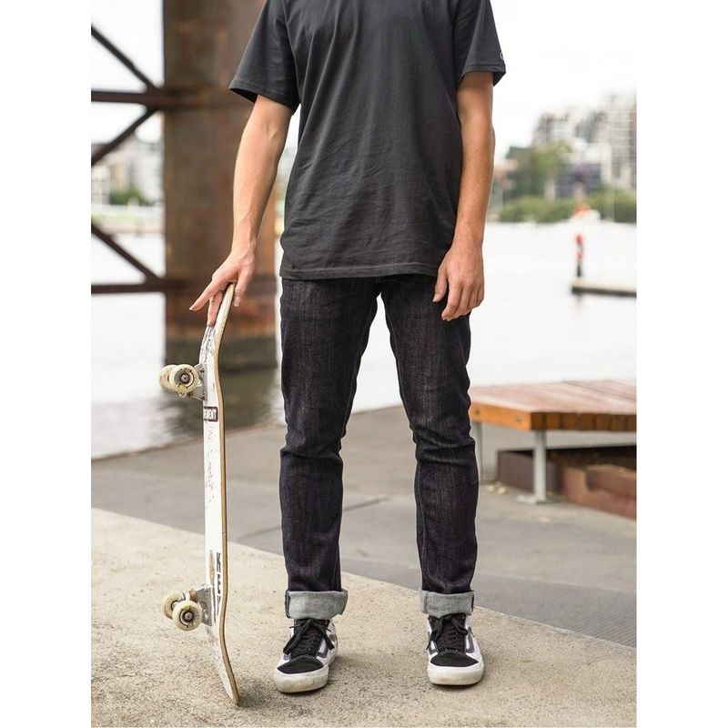 VOLCOM - Jeans Vorta Slim Fit Denim Hombre Volcom - Azul