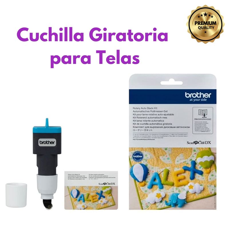 BROTHER - Kit cuchilla rotatoria para telas Brother para Plotters de corte