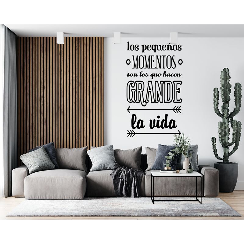 GENERICO - Frase Deco Los Pequeños Momentos Son Los Que FR‑11002