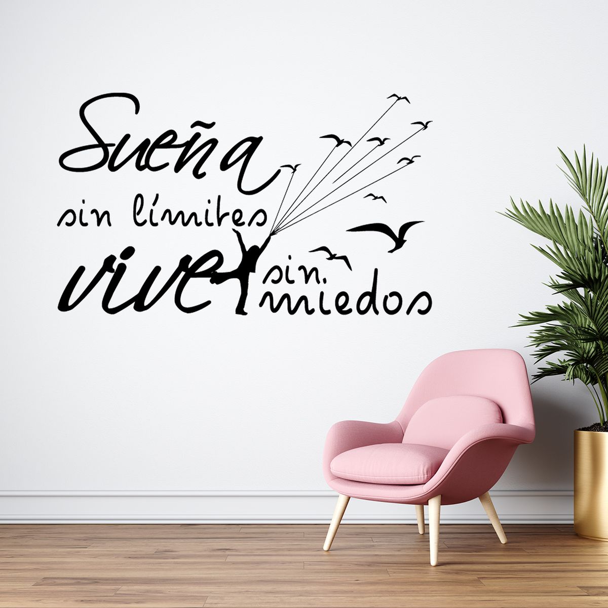 GENERICO - Frase Deco Sueña Sin Límites Y Vive Sin Miedo FR‑11004