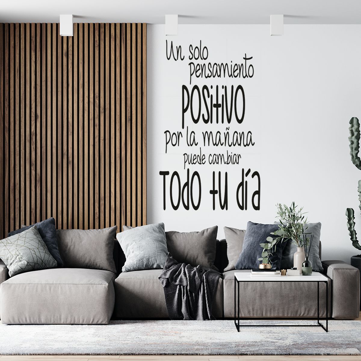 GENERICO - Frase Deco Un Solo Pensamiento Positivo FR‑11005