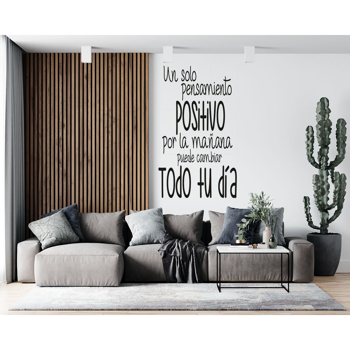 GENERICO - Frase Deco Un Solo Pensamiento Positivo FR‑11005