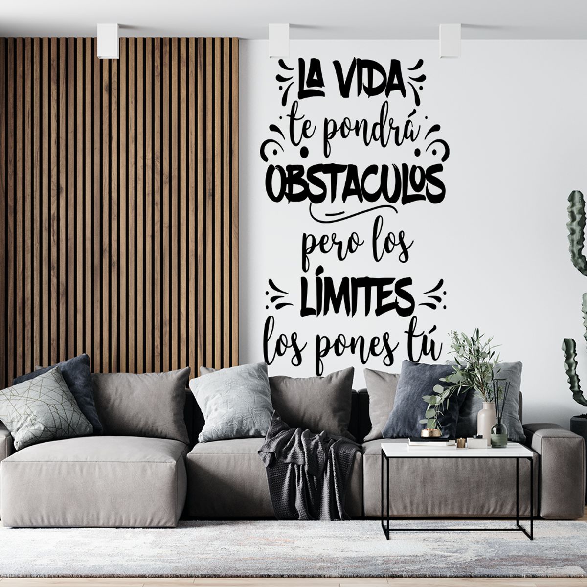 GENERICO - Frase Deco La Vida Te Pondrá Obstáculos FR‑11007