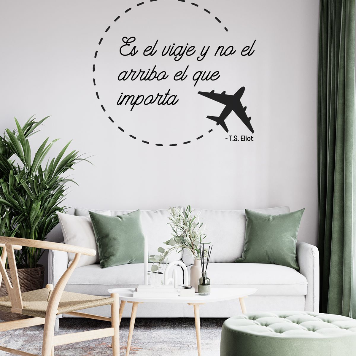 GENERICO - Frase Deco Es El Viaje Y No El Arribo Lo Que FR‑11011