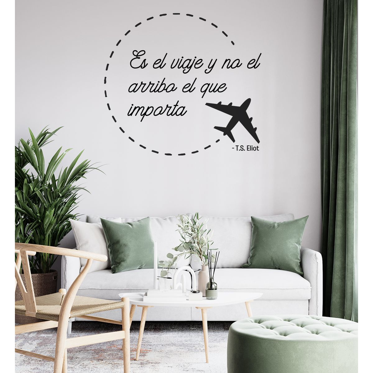 GENERICO - Frase Deco Es El Viaje Y No El Arribo Lo Que FR‑11011