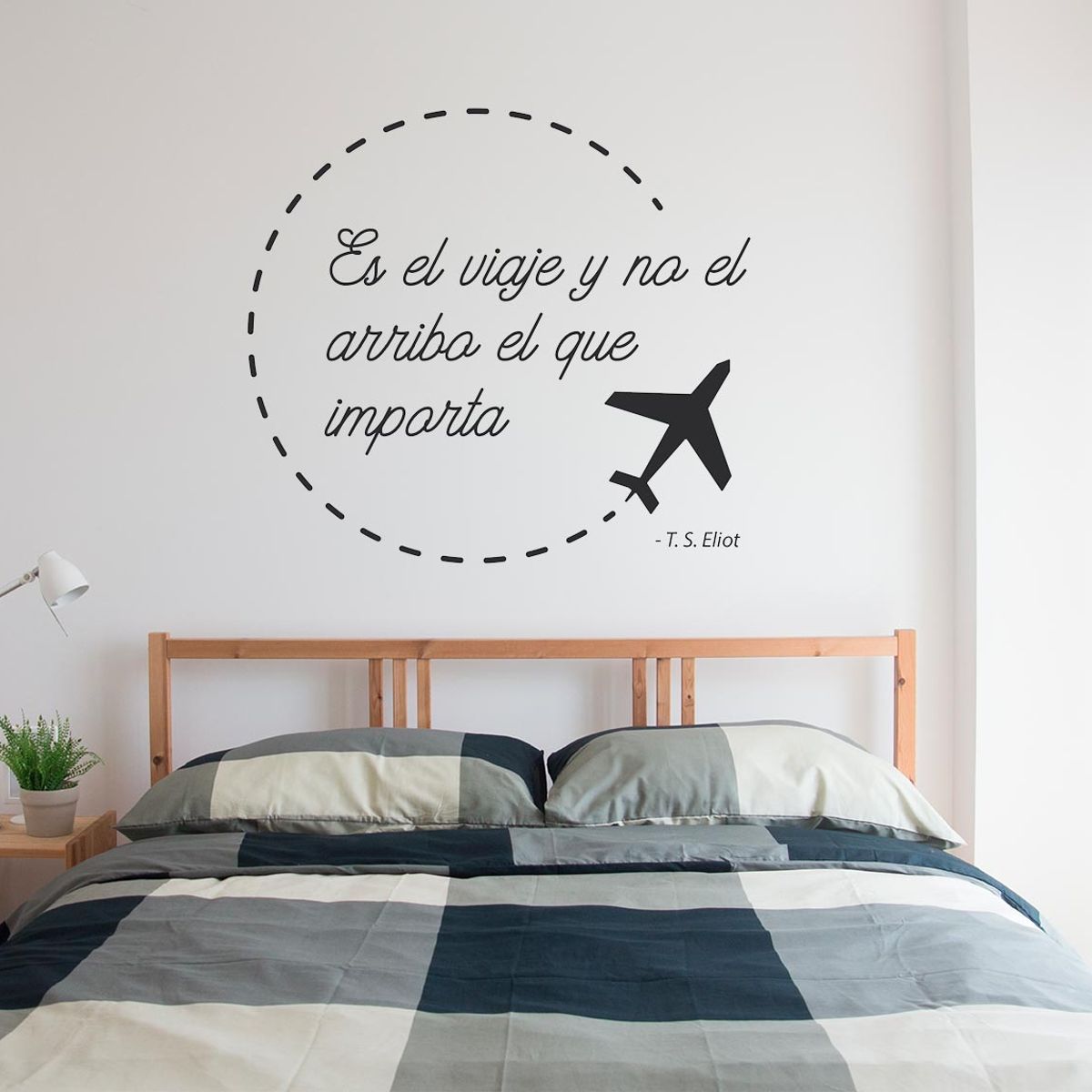 GENERICO - Frase Deco Es El Viaje Y No El Arribo Lo Que FR‑11011