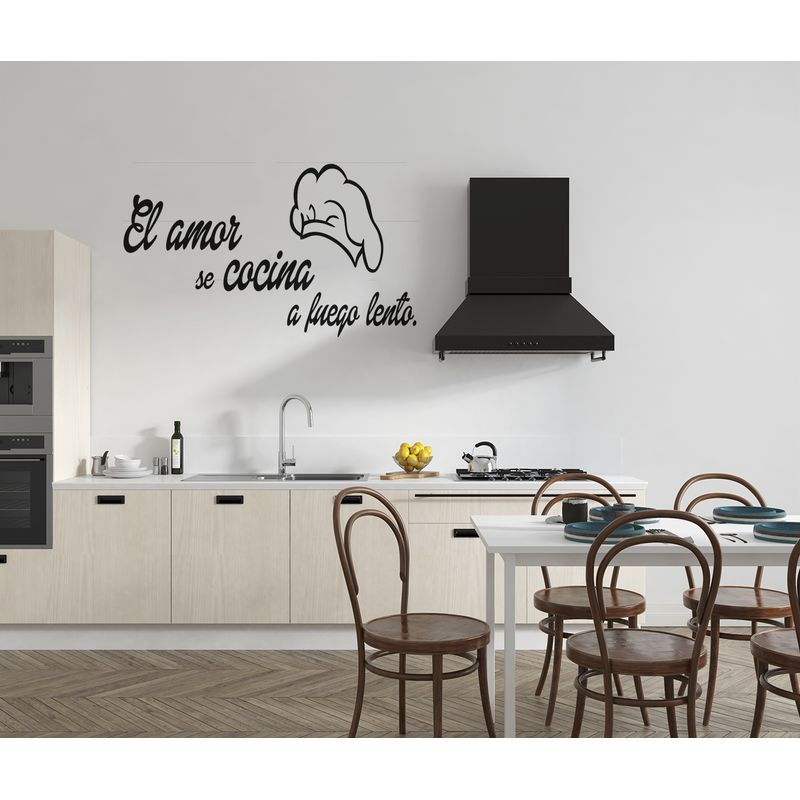 GENERICO - Frase Deco El Amor Se Cocina A Fuego Lento FR‑11012