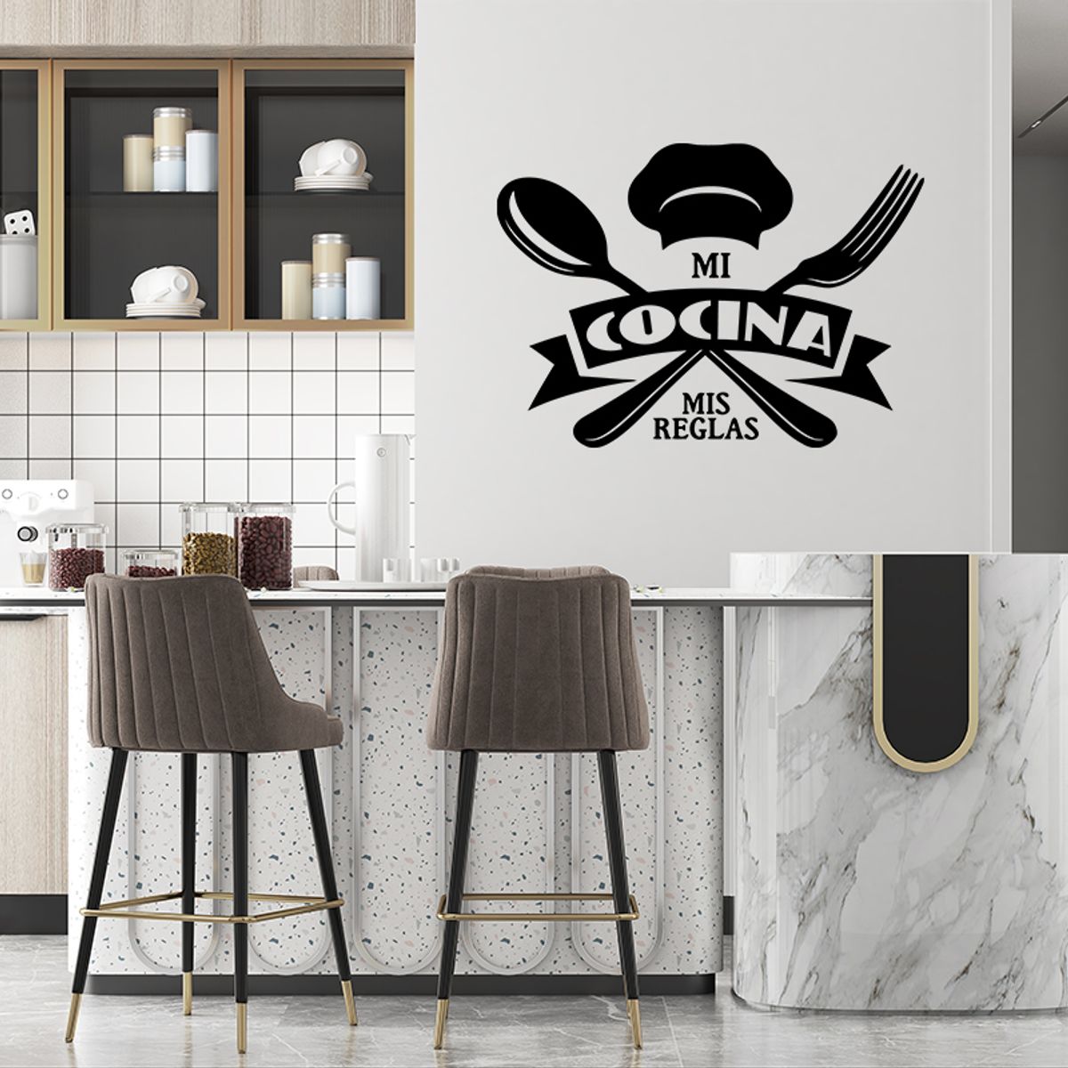 GENERICO - Frase Deco Mi Cocina Mis Reglas FR‑11014
