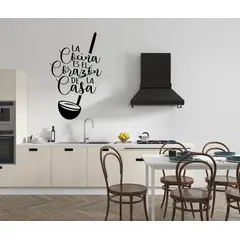 GENERICO - Frase Deco La Cocina Es El Corazón De La Casa FR‑11016