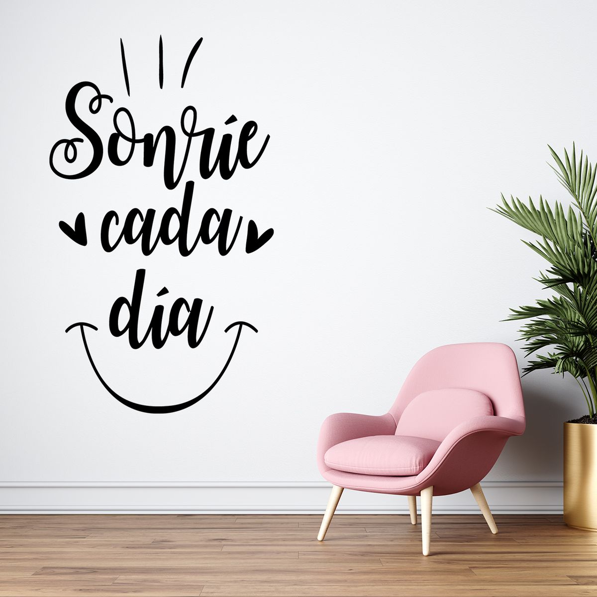 GENERICO - Frase Deco Sonríe Cada Día Vive Cada Instante No5 FR‑11026