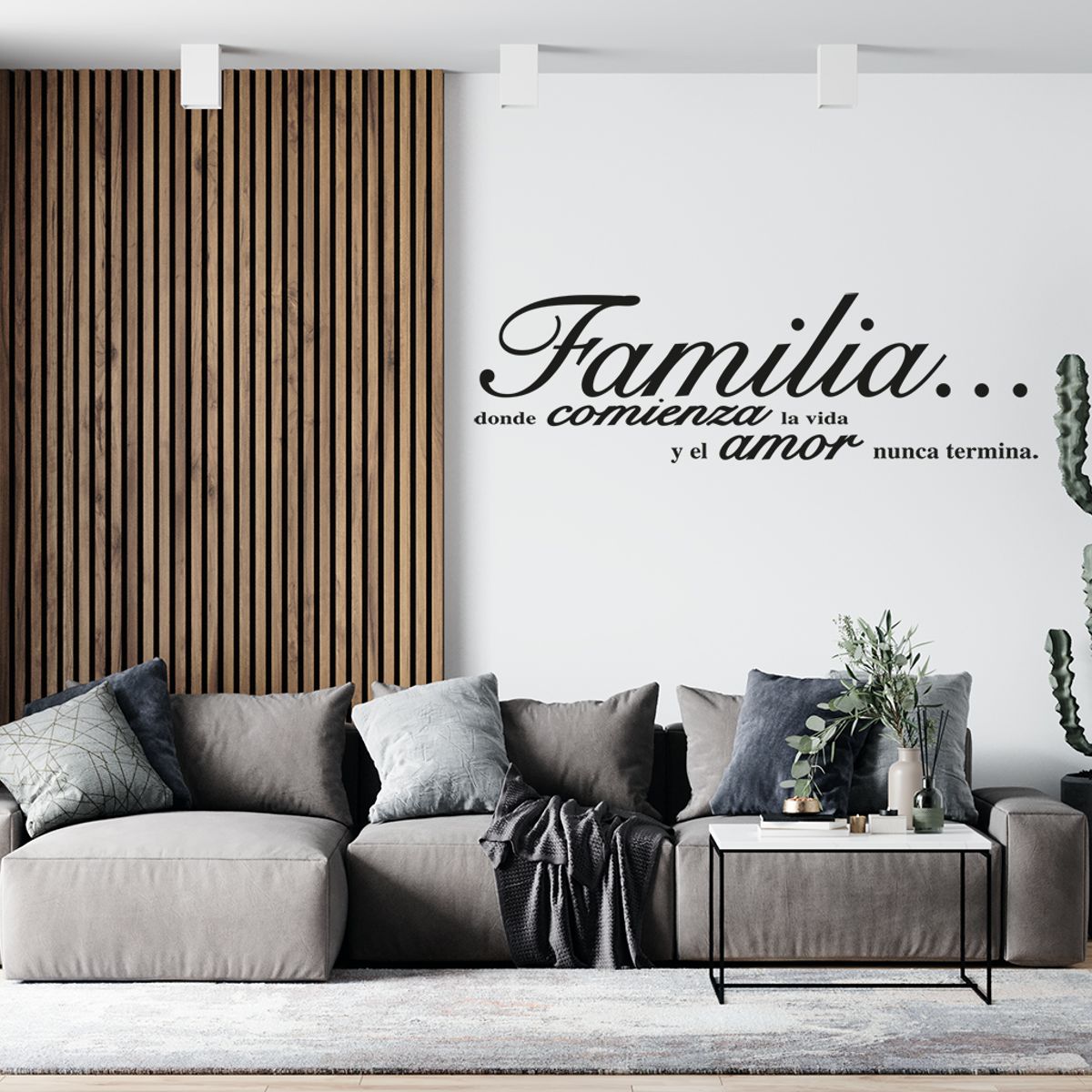 GENERICO - Frase Deco Familia Donde Comienza La Vida FR‑11029