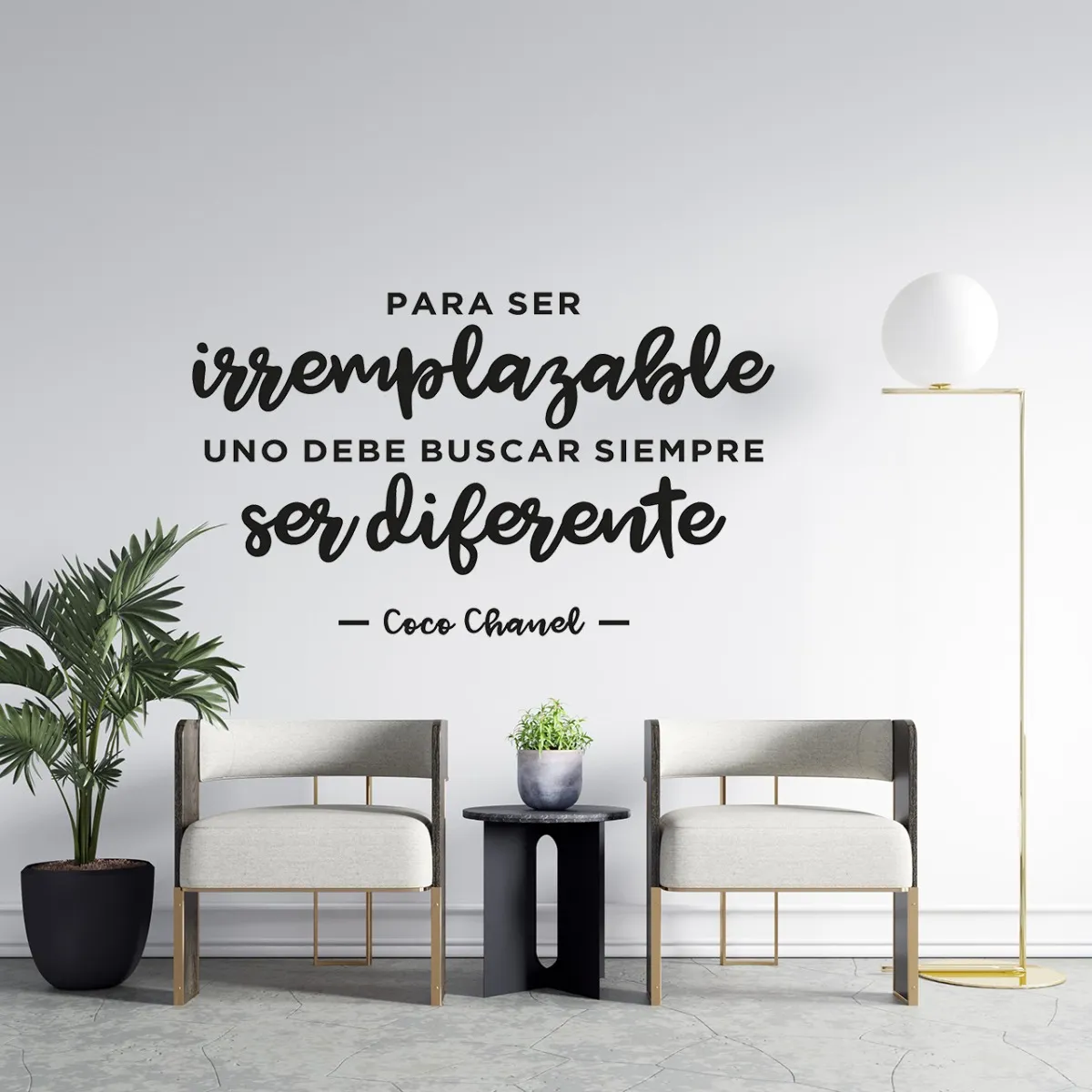 GENERICO - Frase Deco Para Ser Irremplazable Debes Buscar FR‑11043