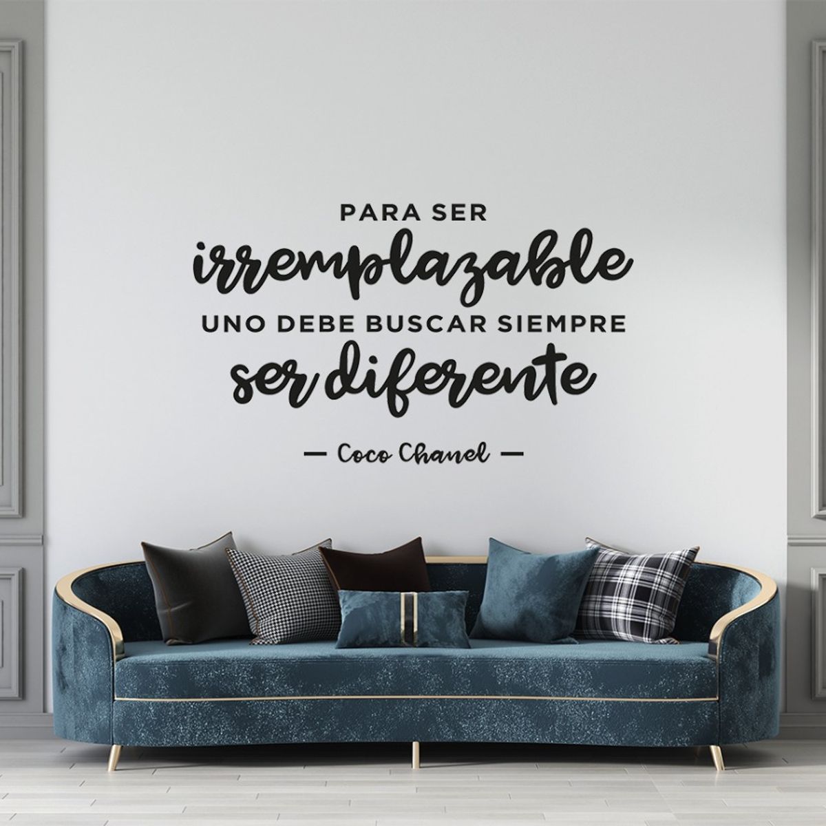 GENERICO - Frase Deco Para Ser Irremplazable Debes Buscar FR‑11043