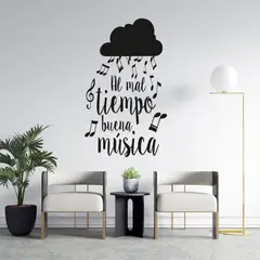 GENERICO - Frase Deco Al Mal Tiempo Buena Música FR‑11046