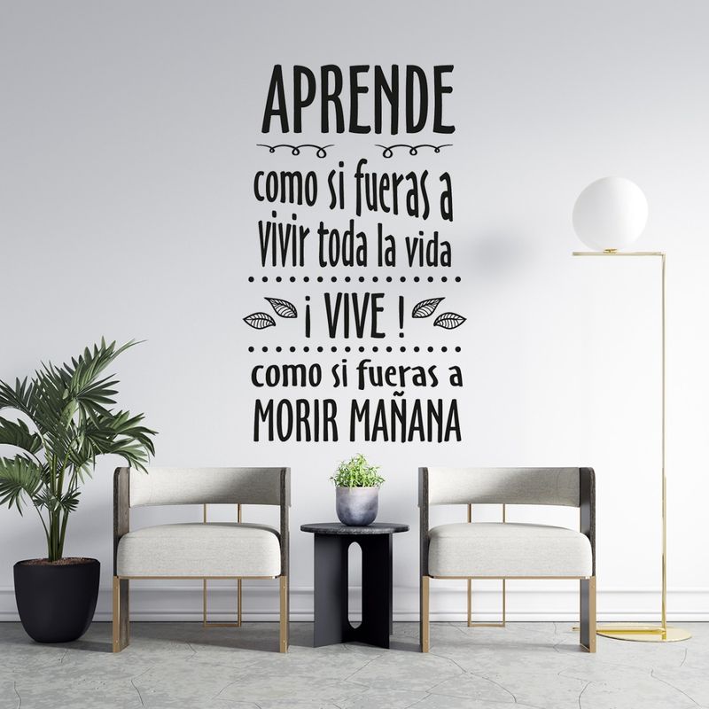 GENERICO - Frase Deco Aprende Y Vive FR‑11047