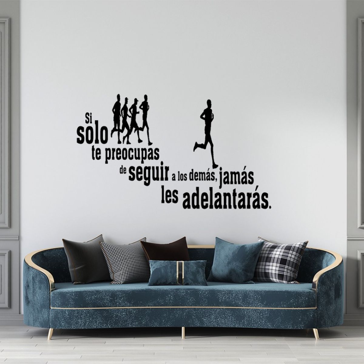 GENERICO - Frase Deco Si Solo Te Preocupas De Seguir FR‑11049