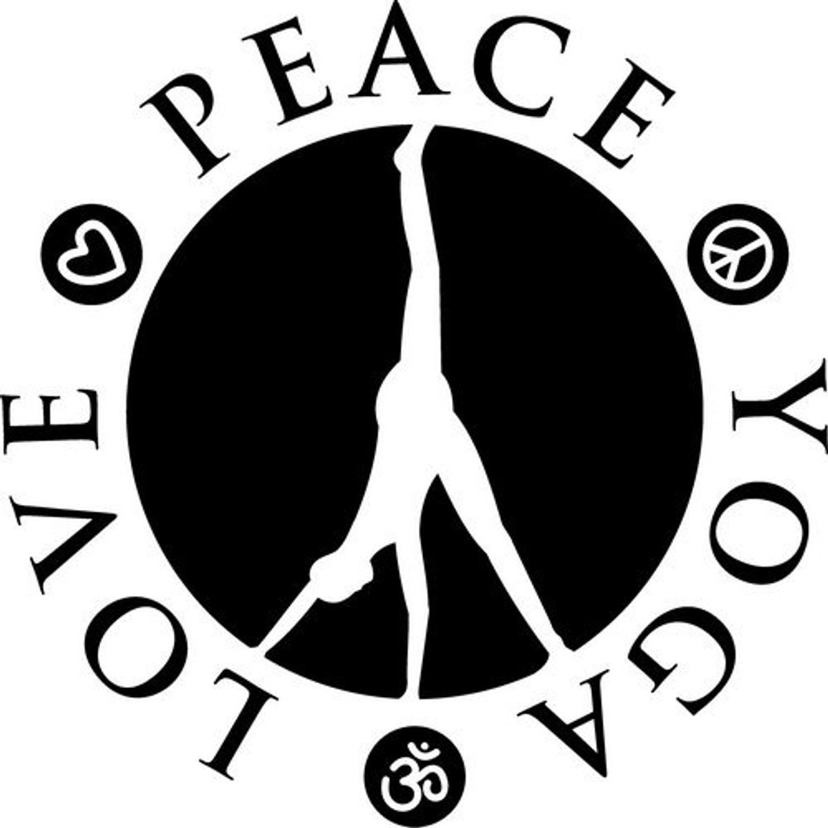 GENERICO - Frase Deco Peace Love Yoga FR‑11050