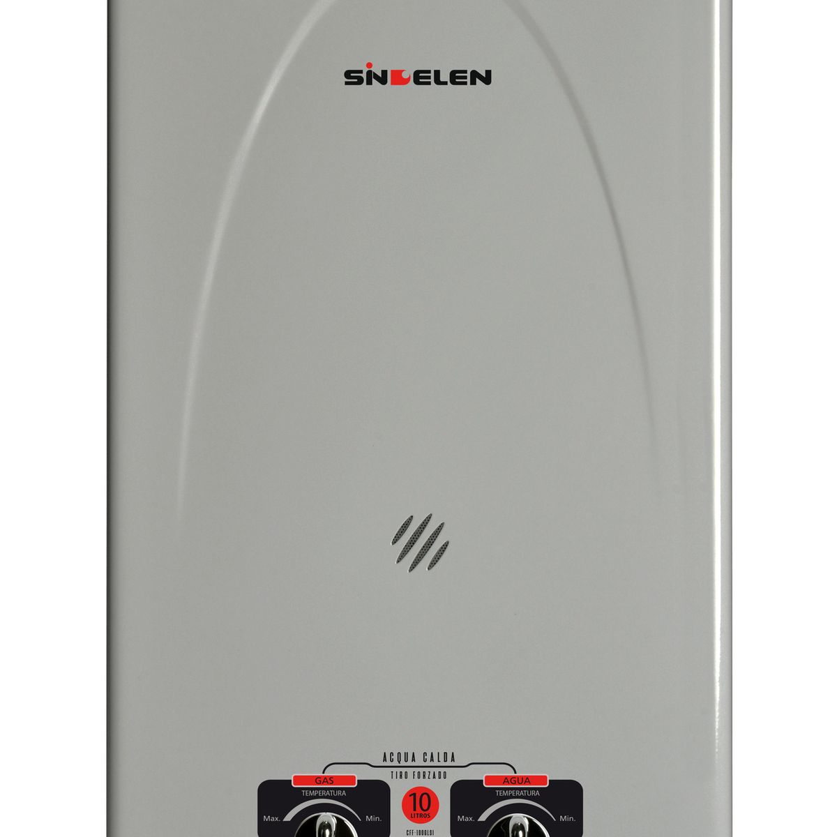 SINDELEN - Calefont 10 Litros Gas Licuado Tiro Forzado CFF-100GLSI