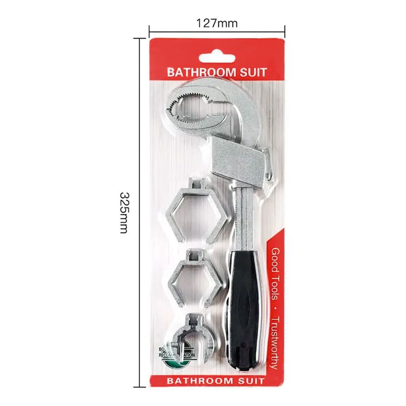 GENERICO - Herramienta Manual Llave Inglesa Tubería Reparaciones Baño
