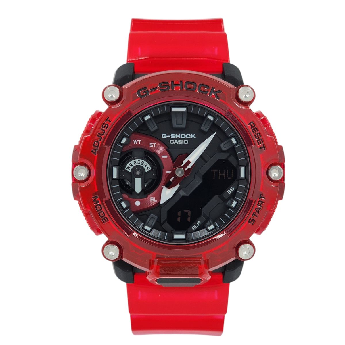 G-SHOCK - Reloj G-shock GA-2200SKL-4A resina rojo