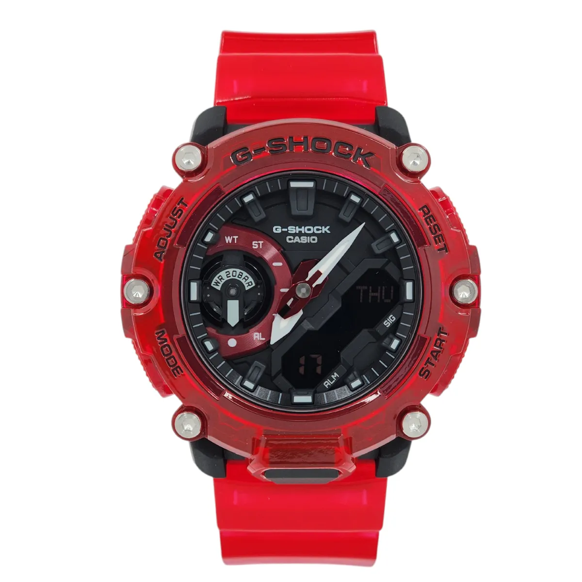 G-SHOCK - Reloj G-shock GA-2200SKL-4A resina rojo