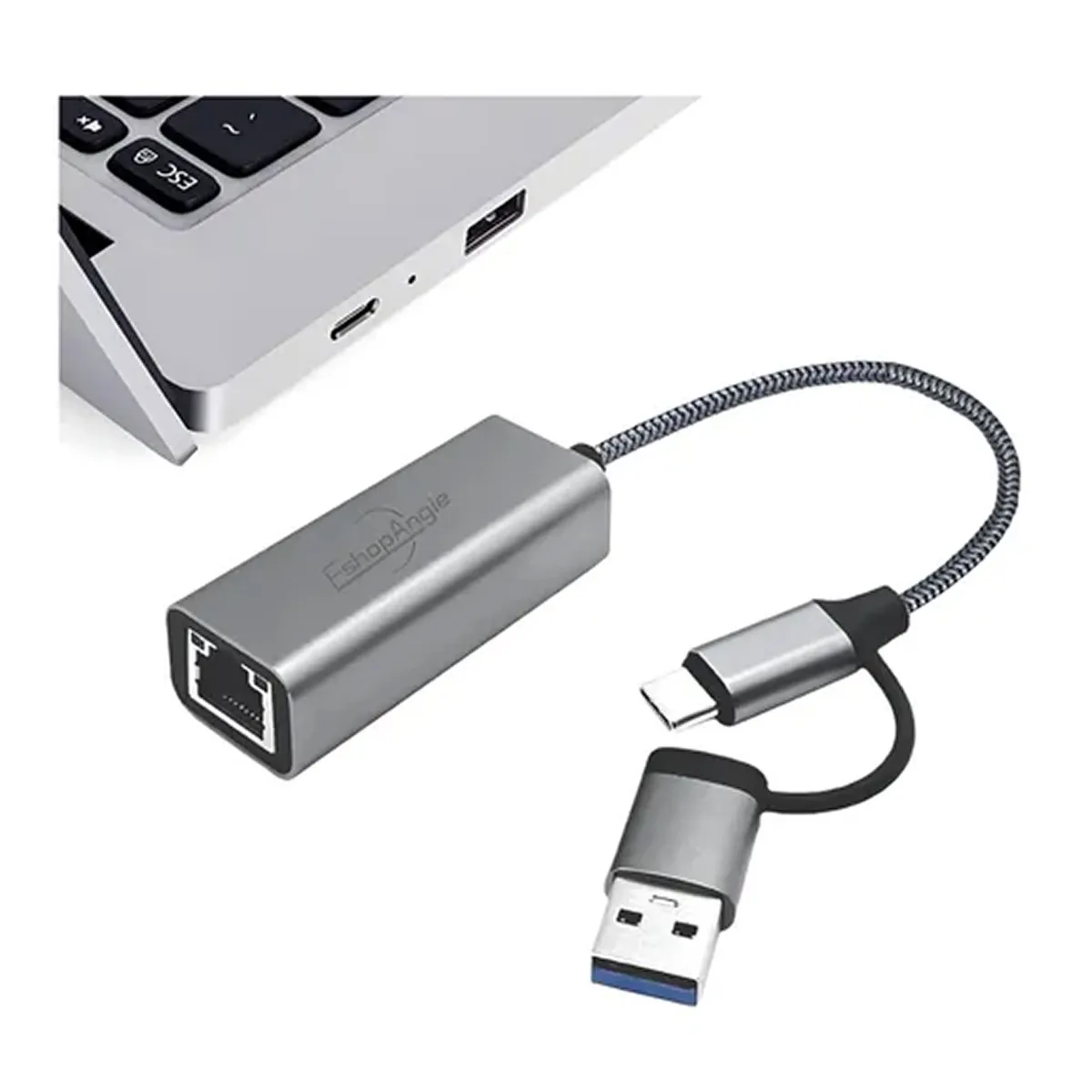 ESHOPANGIE - Adaptador Usb 3.0 Usb C A Rj45 Ethernet 10/100/1000mbps
