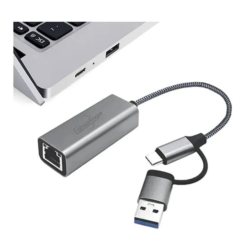ESHOPANGIE - Adaptador Usb 3.0 Usb C A Rj45 Ethernet 10/100/1000mbps