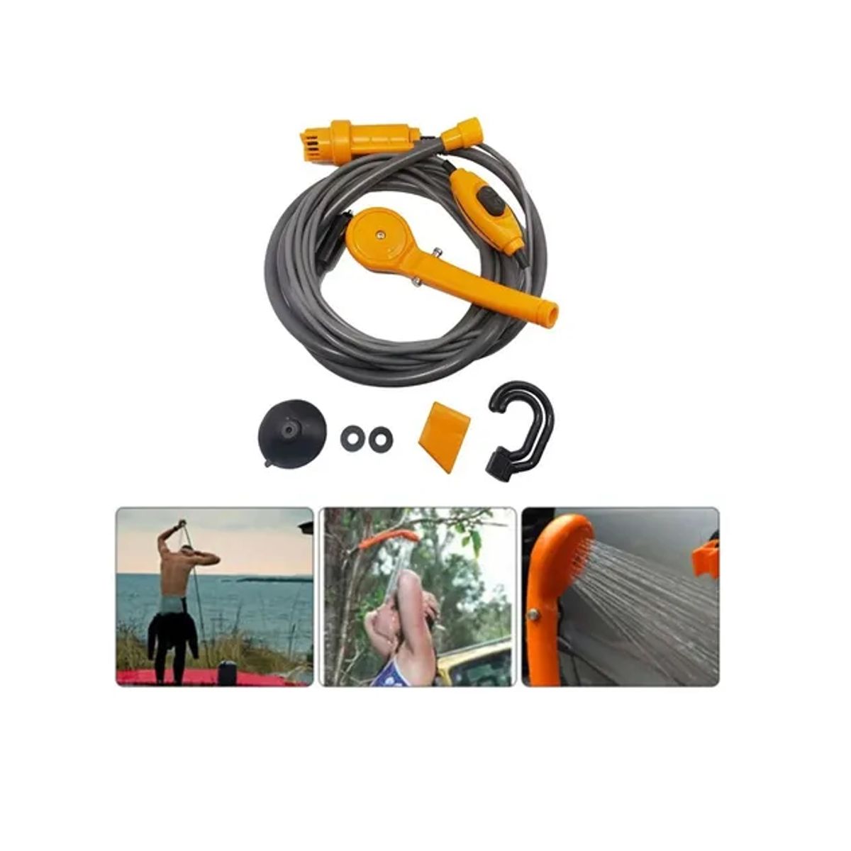 GENERICO - Ducha Para Camping Portátil Conexión De Auto