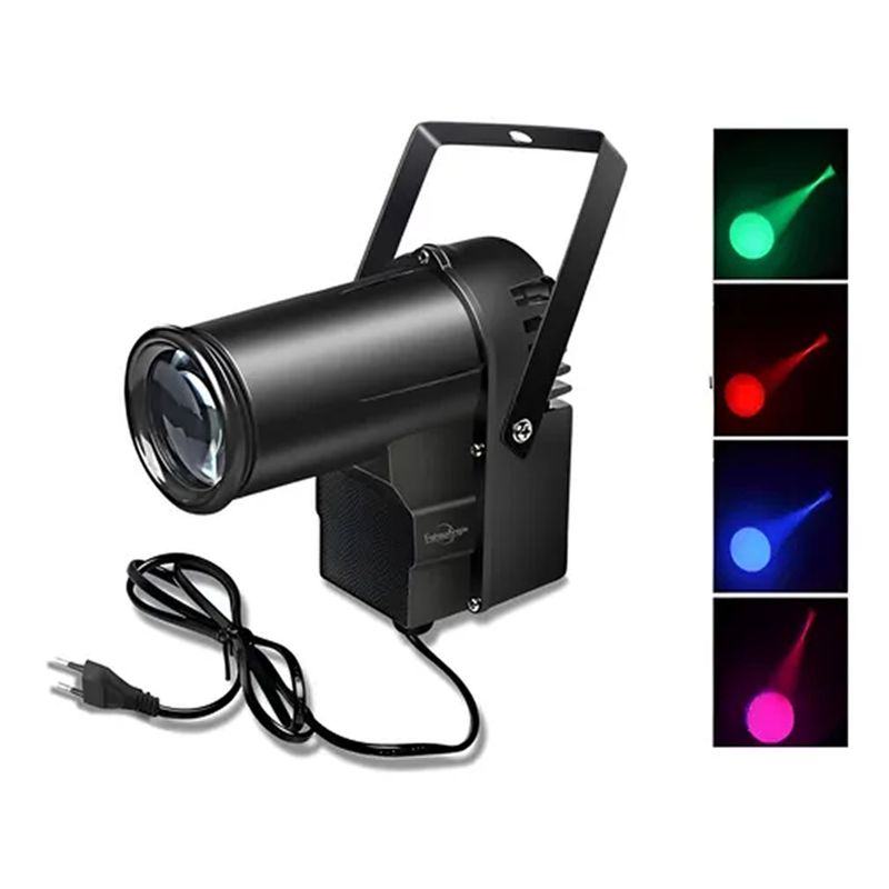 ESHOPANGIE - Luz Para Bola De Discoteca Proyector De Espejo Rgb 15w Dmx