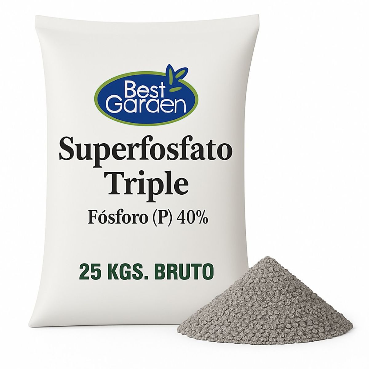 BEST GARDEN - Fertilizante Superfosfato Triple 25 Kg