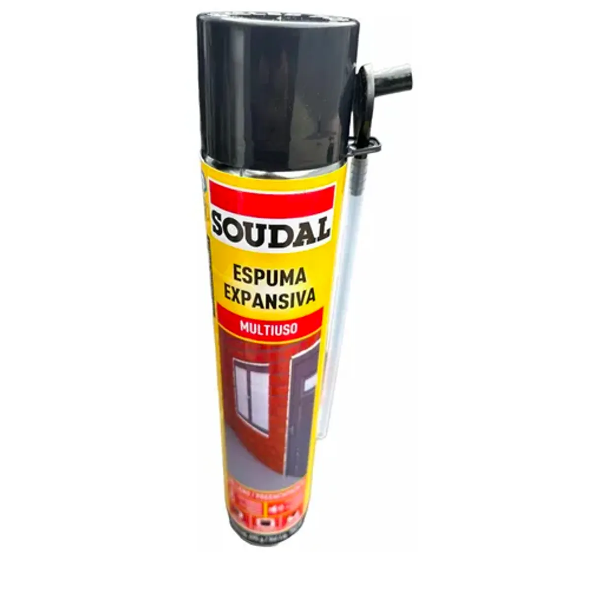 GENERICO - Espuma Expansiva Multiuso Poliuretano Soudal 750ml 695g Beige